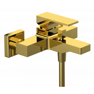 AU | Bathtub faucet fixtures Absolute | wall-mounted | Lever | gold gloss