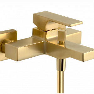 AU | Bathtub faucet fixtures Absolute | wall-mounted | Lever | gold mattte