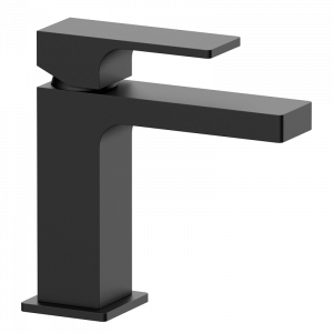 Wash basin faucets Absolute no rod hole | upright faucet fixtures | low | chrome black ground