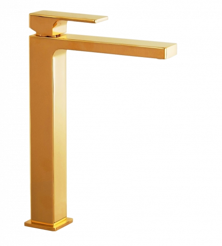 AU | Wash basin faucets Absolute bez uzávěru výpusti | upright faucet fixtures | high | gold gloss