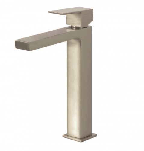 AU | Wash basin faucets Absolute bez uzávěru výpusti | upright faucet fixtures | high | brushed nickel gloss