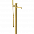 Bath faucet X STYLE lever mixer, free-standing | gold gloss