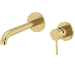 Wash basin faucets X STYLE X 15 P | wall concealed | gold mattte