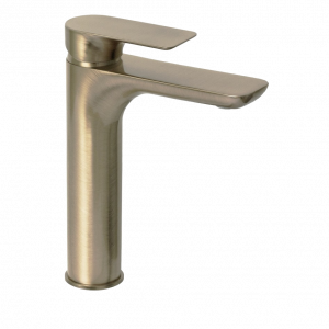 Umyvadlová baterie INFINITY bez uzávěru výpusti | stojánková páková | high | brushed nickel gloss