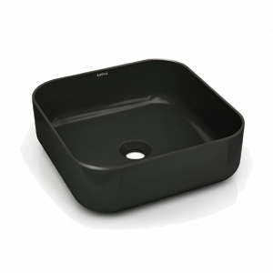 Vessel sink Dinan | 385 x 385 x 135 | black