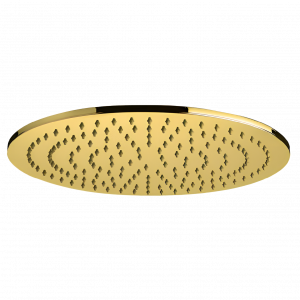 Showerhead Jazz | wall mounted | Ø 200 mm | circular | gold mattte