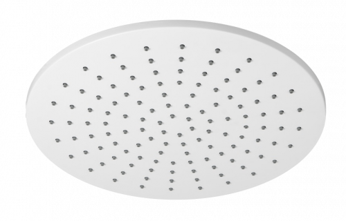 Showerhead Jazz | wall mounted | Ø 200 mm | circular | white mattte