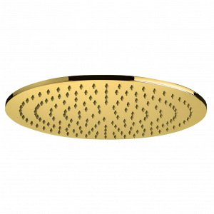 Showerhead Jazz | wall mounted | Ø 200 mm | circular | gold gloss