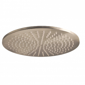 Showerhead Jazz | wall mounted | Ø 200 mm | circular | brushed nickel gloss