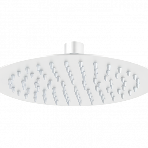 Showerhead SoffiSlim RD | wall mounted | Ø 250 mm | circular | white mattte