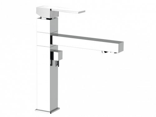 Sink faucet lever with spray jet | chrome