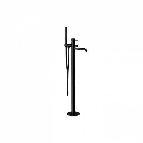 Bath faucet X STYLE lever mixer, free-standing | black mattte