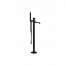 Bath faucet X STYLE lever mixer, free-standing | black mattte