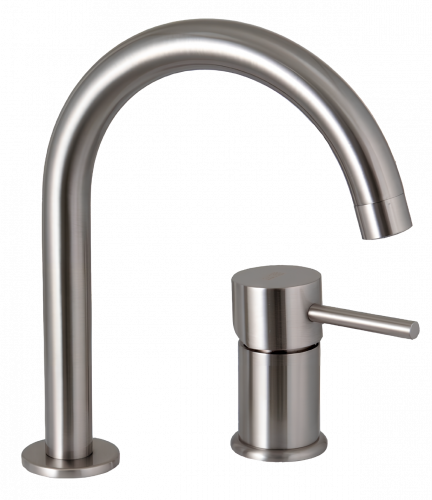 Wash basin faucets X STYLE | multiple-element | brushed nickel gloss