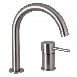 Wash basin faucets X STYLE | multiple-element | brushed nickel gloss