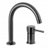 Wash basin faucets X STYLE | multiple-element | chrome black ground