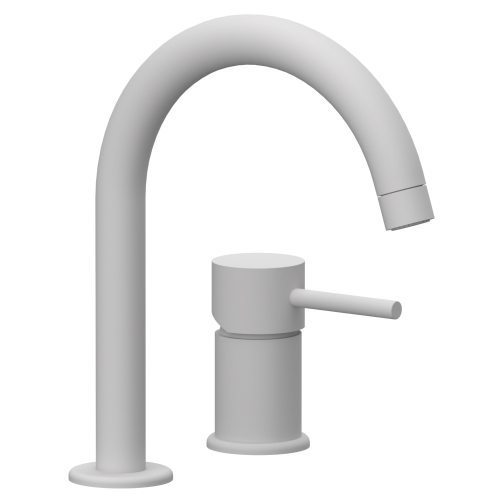 Wash basin faucets X STYLE | multiple-element | white mattte