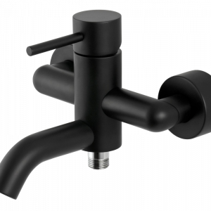 Shower and bath lever faucet X STYLE | black mattte