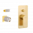 Concealed module INFINITY two - way lever upper part | gold mattte