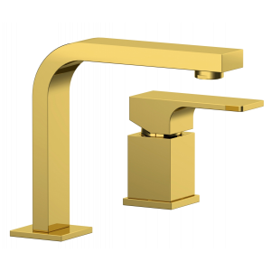 AU | Sink faucet Absolute single lever, dual element mixer | gold gloss