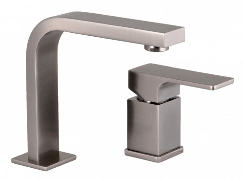 AU | Sink faucet Absolute single lever, dual element mixer | brushed nickel gloss