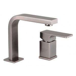 AU | Sink faucet Absolute single lever, dual element mixer | brushed nickel gloss