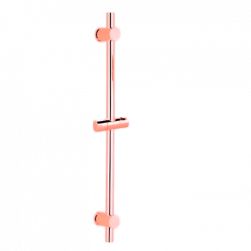 Úchytka / posuvná tyč do sprchy | oblá | meď lesk
