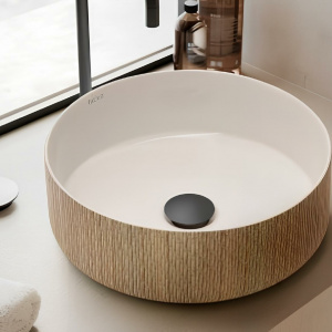 Vessel sink Dinan | 380 x 380 x 130 | bamboo