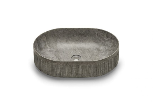 Vessel sink Striae | 580 x 380 x150 | Beige