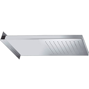 Showerhead Jazz | nástěnné | polished inox | rectangular | stainless steel