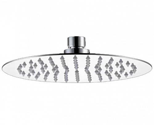 Showerhead CLASS LINE ECO | wall mounted | Ø 250 mm | circular | brushed nickel gloss