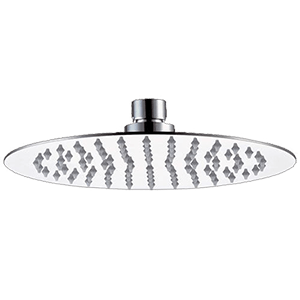 Showerhead SoffiSlim RD | wall mounted | Ø 300 mm | circular | white mattte