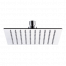 Showerhead SoffiSlim SQ | wall mounted | 200 x 200 mm | polished inox | white mattte