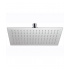 Showerhead SoffiSlim SQ | wall mounted | 330 x 220 mm | polished inox | white mattte