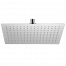 Showerhead SoffiSlim SQ | wall mounted | 330 x 220 mm | polished inox | chrome gloss