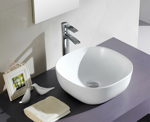 TOPCOUNTER WASHBASIN Olea Square | 410 x 410 x 145 | white