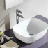 TOPCOUNTER WASHBASIN Olea Rectangular | 490 x 400 x 145 | white