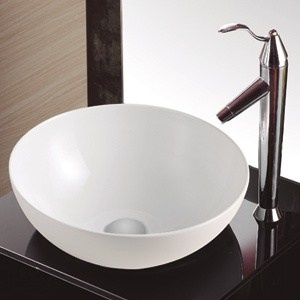 Vessel sink  LYS 400 x 400 x 150 | white mat