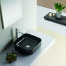 Vessel sink Dinan | 385 x 385 x 135 | black