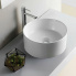 Vessel sink Dinan | 400 x 400 x 150 | white