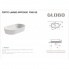 Vessel sink FORTY3 | 600 x 350 x 160 | white