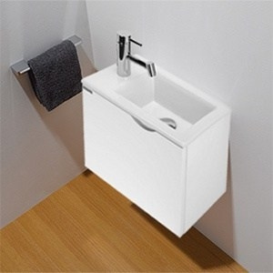 Cabinet with sink Alicante | 410 x 250 x 335 | white