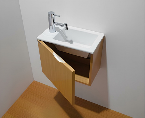 Cabinet with sink Alicante | 410 x 250 x 335 | Beech