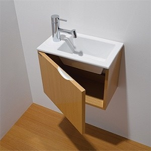 Cabinet with sink Alicante | 410 x 250 x 335 | Beech