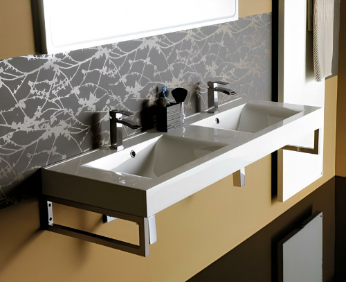 Vessel or wall-mounted sink Plan 150