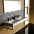 Vessel or wall-mounted sink Plan 150