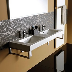 Vessel or wall-mounted sink Plan 150