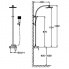 Shower set CAE 750 lever faucet