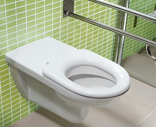 Wall-mounted toilet DEEP BY JIKA | 360 x 700 x 380 | for the disabled