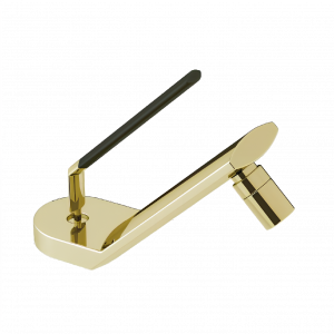 Bidet faucet ZEN upright lever mixer | gold gloss